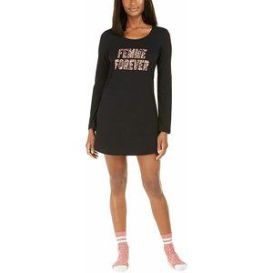 Jenni Women's XL Femme Forever Animal Print Sleepshirt and Socks Set